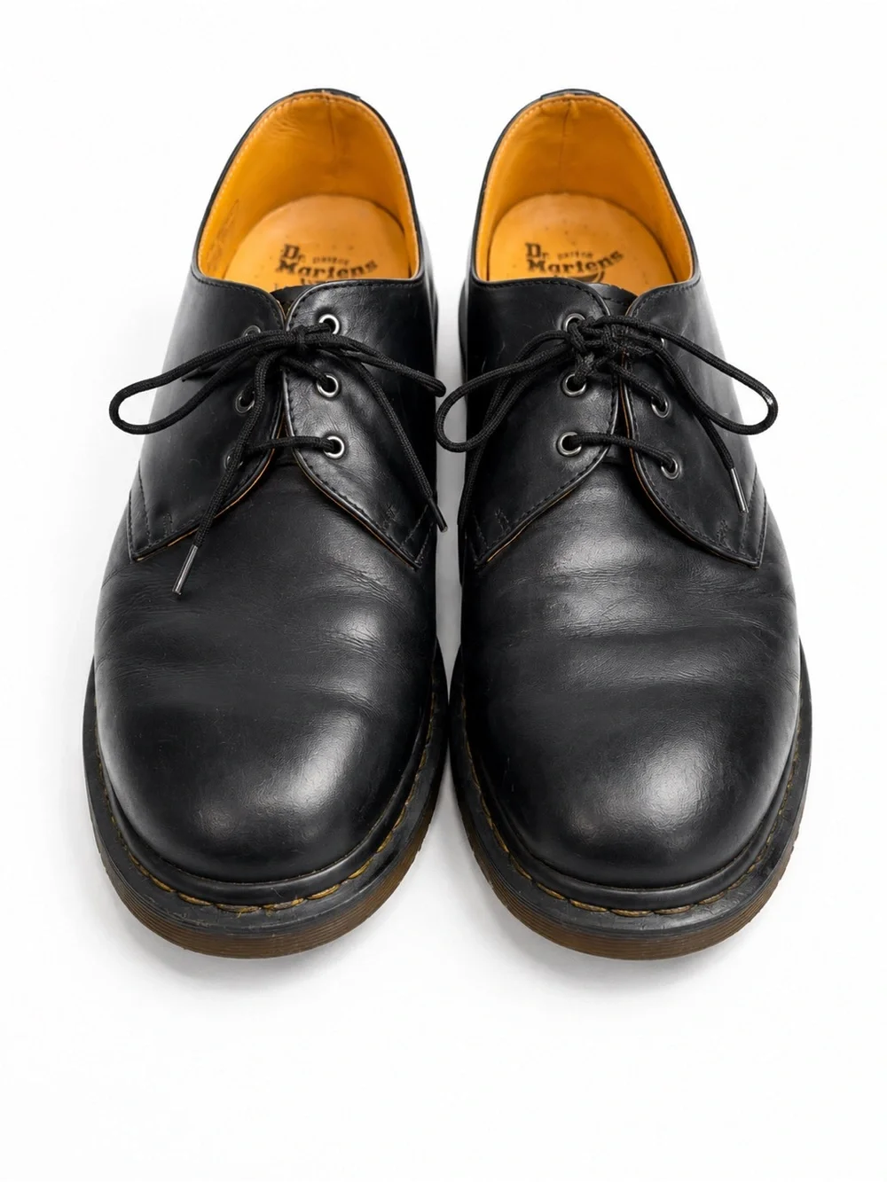 Dr. Martens Made in England 3 Eye Oxford Shoes Black Leather Men's US 11